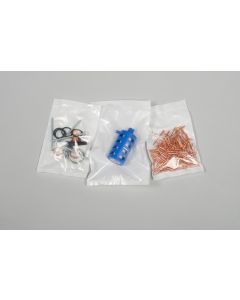 4 x 8 x 3 mil,  Nonprinted, Clear LLDPE (Grade 2)