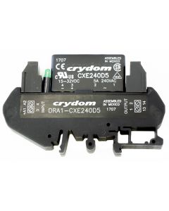 Relay, Solid State, SPST-NO, DIN Rail/Panel Mounting, 15-32 VDC